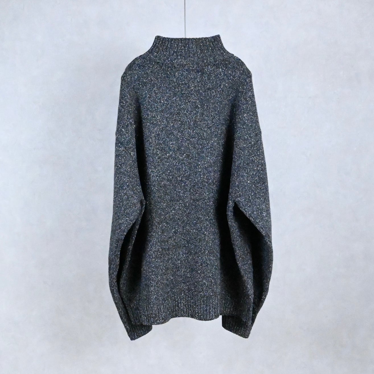 25AW》【KELEN】MELANGE HALF ZIP KNIT 