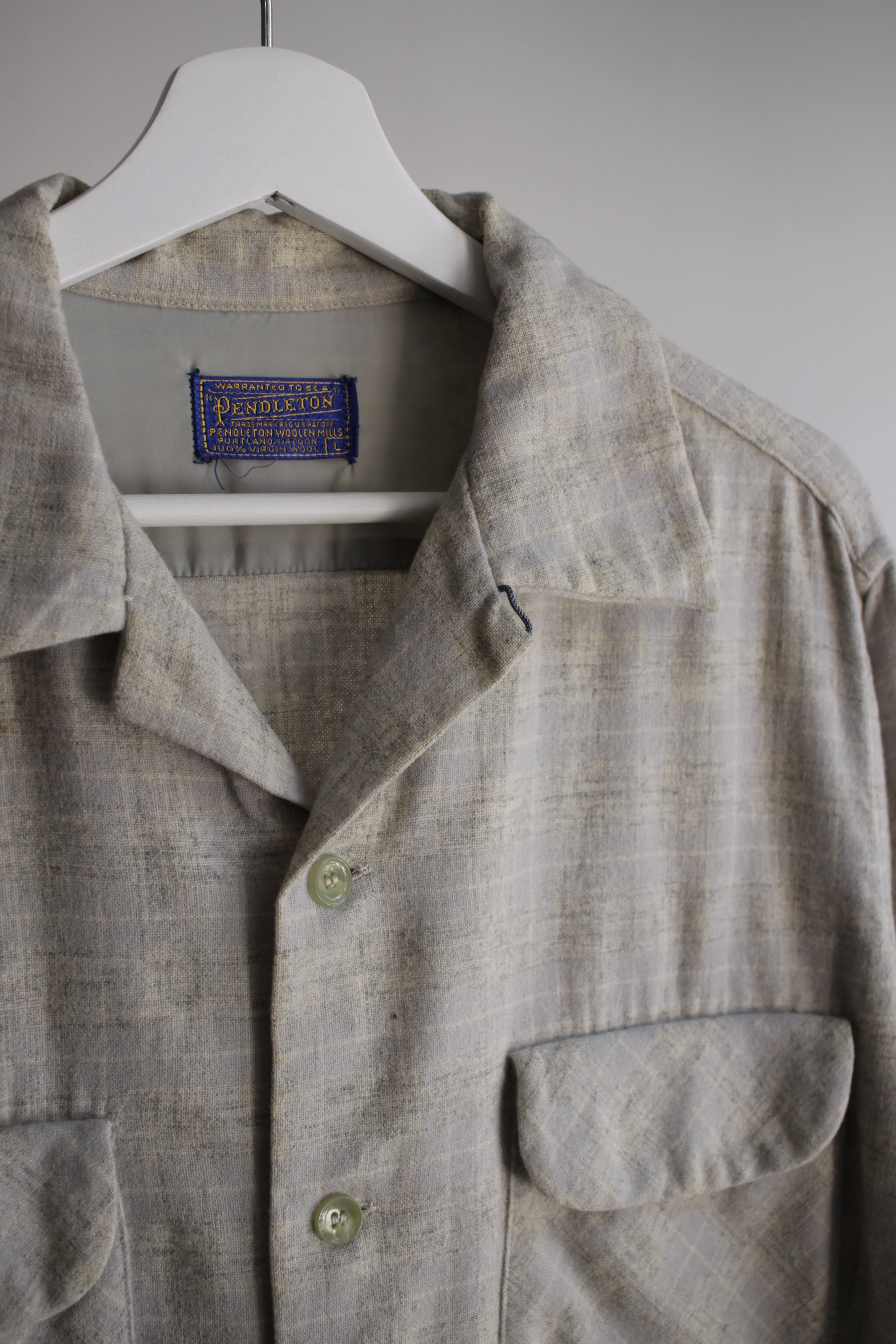 50s PENDLETON Wool Board Shirt / vintage ビンテージ ペン 50s PENDLETON Wool Board Shirt / vintage ビンテージ ペン