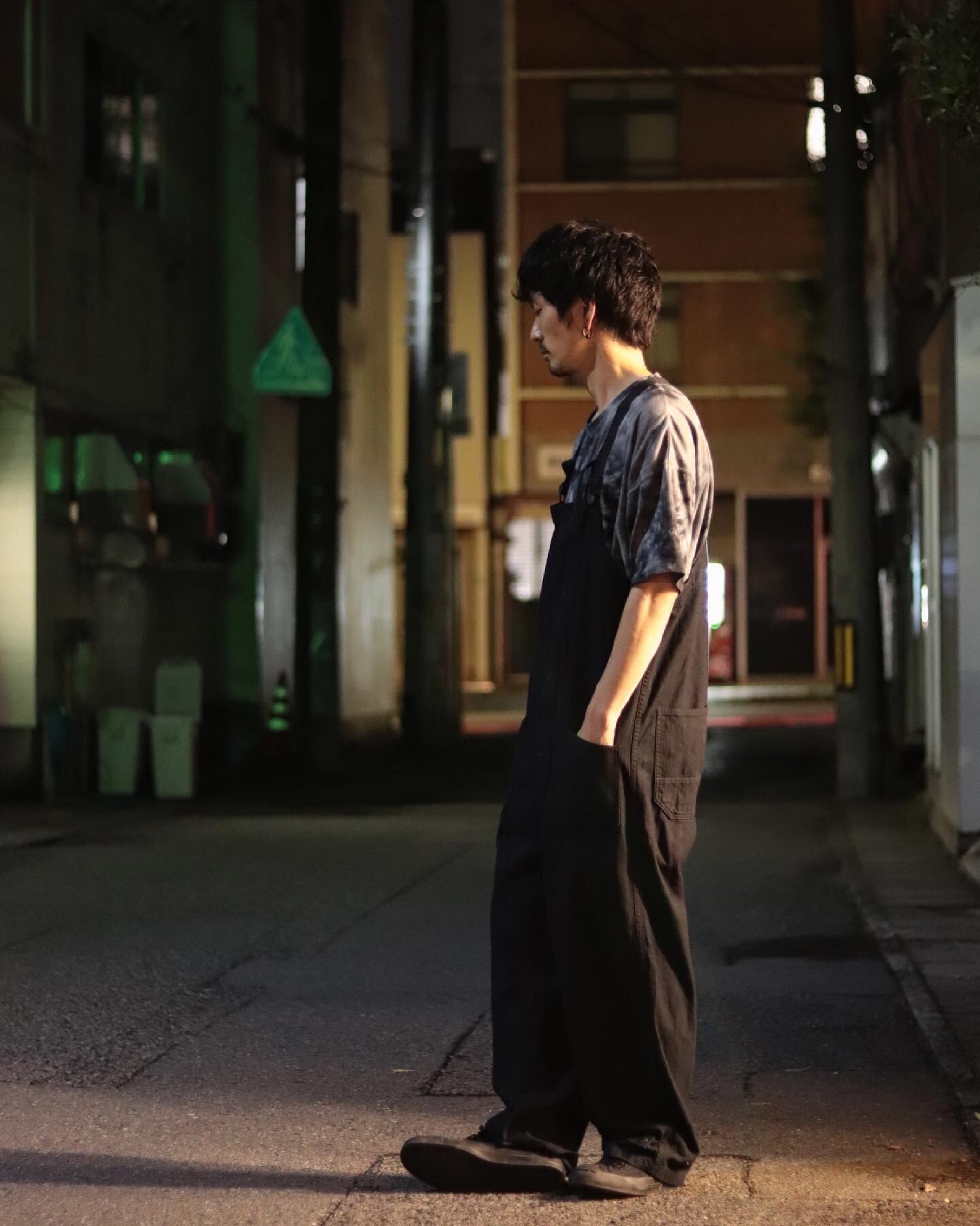 ANACHRONORM/アナクロノーム DECK OVER PANTS BLACK AN118-D | MAMBO