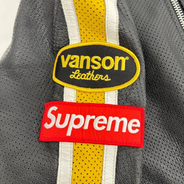 Supreme×Vanson/シュプリーム×バンソン【20SS】Leathers Perforated