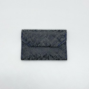-Etching- Leather card case【carmine】