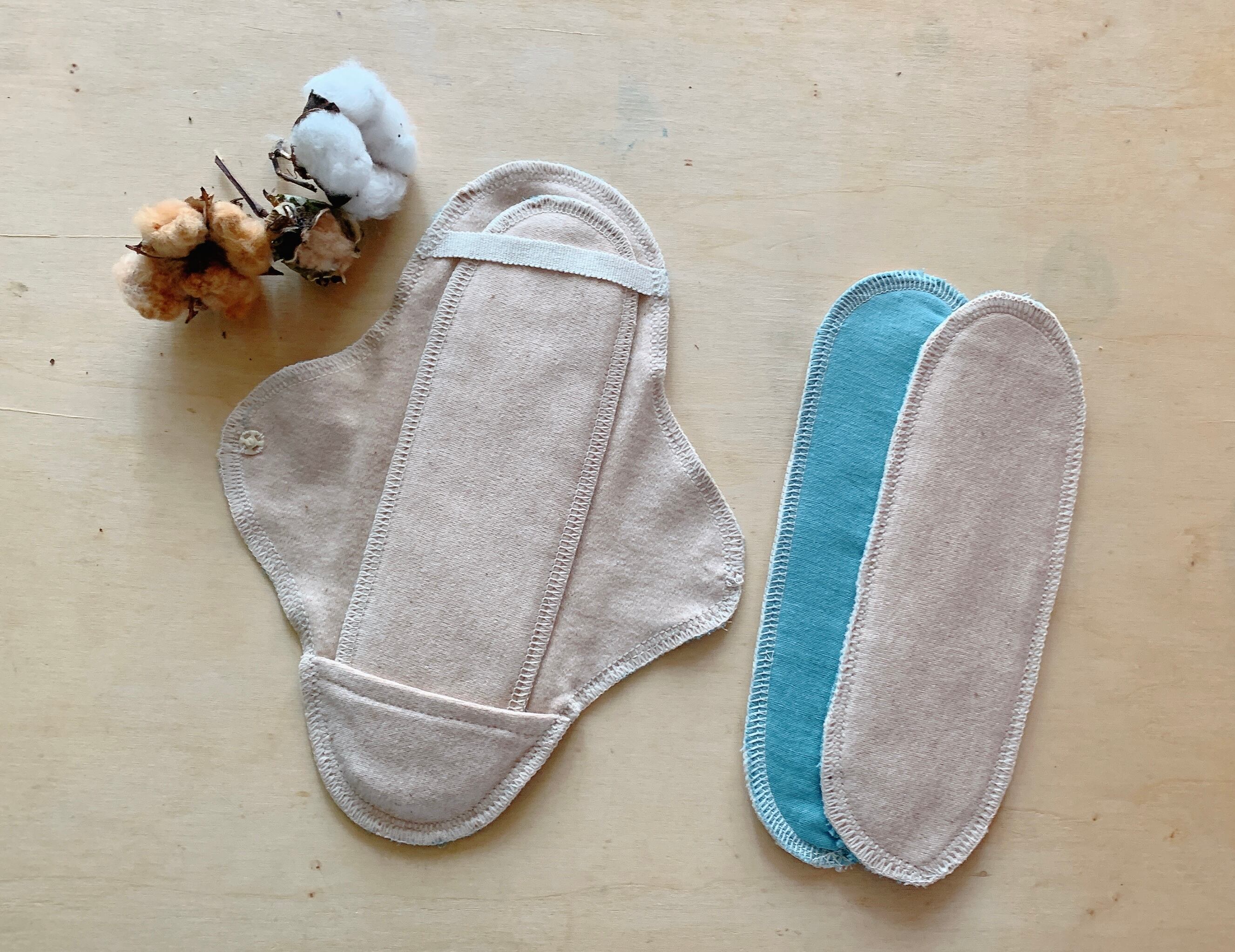 チャクラカラー布ナプキンセット　ホルダー２枚パッド8枚付き