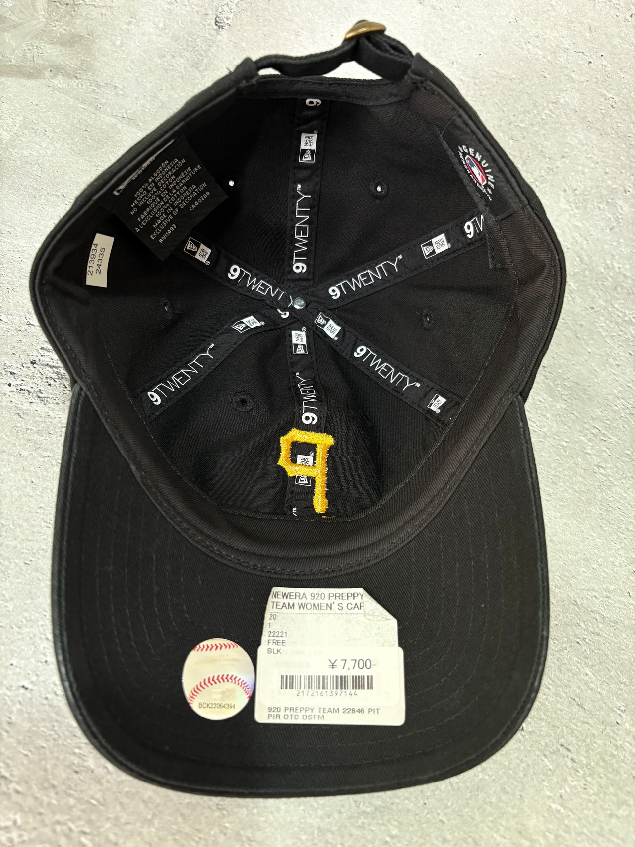 NEW ERA/ニューエラ 9TWENTY/920 woma ウォッシュドコットン ピッツバーグ・パイレーツ MLB