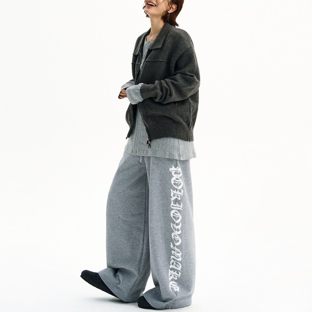 simple knit zip jacket　シンプルニットジップジャケット　J1288