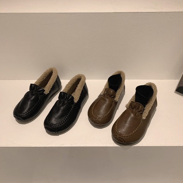 シングルレッドカジュアル 靴 シューズ コットン フェイクシューズ44006583483