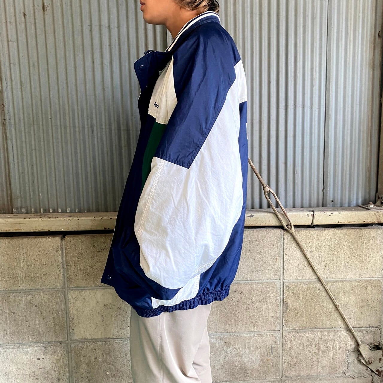 ビッグサイズ Reebok リーボック 切り替えデザイン 中綿入り ナイロン