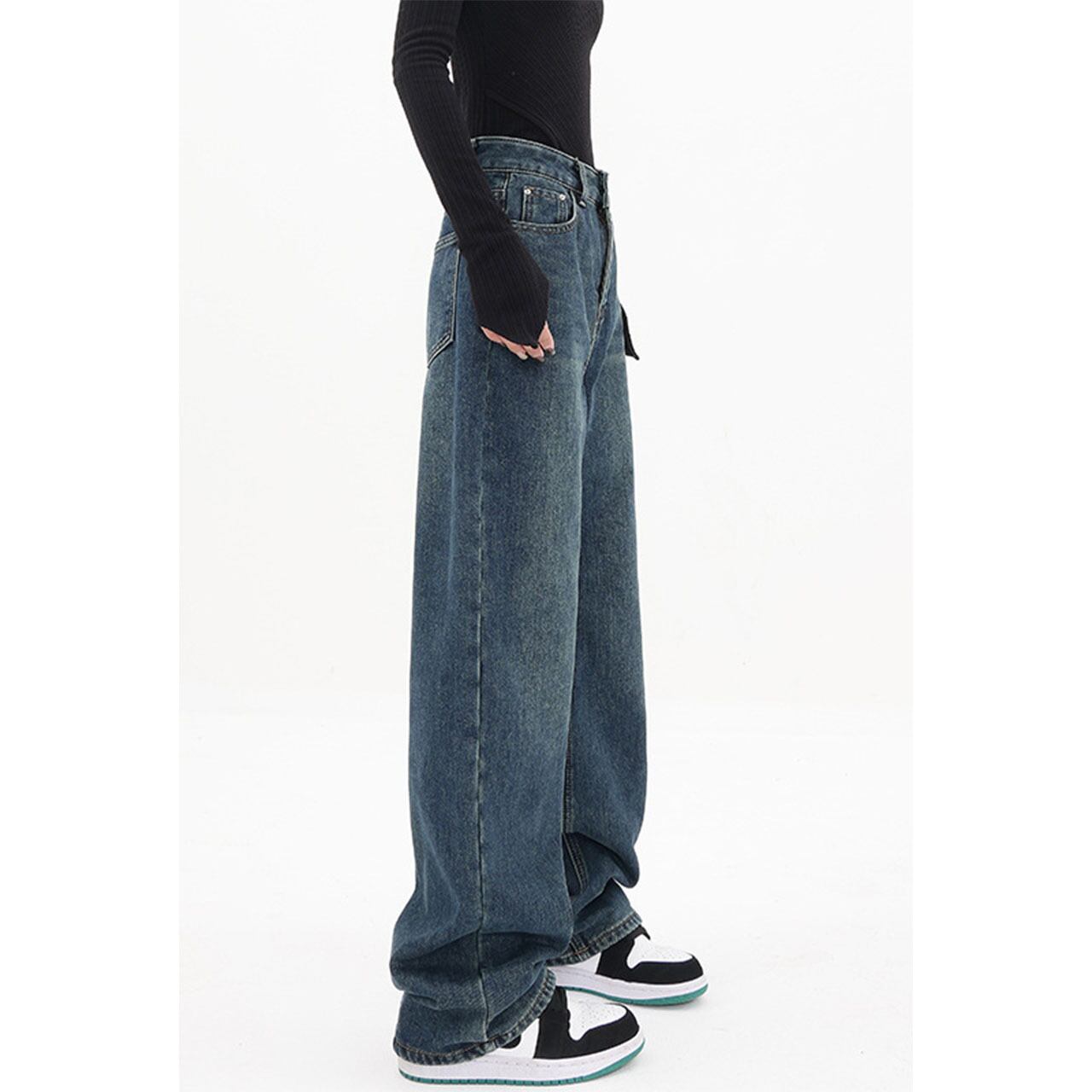 Back Button Straight Denim Jeans | HEENIE HEENIE 公式オンラインストア