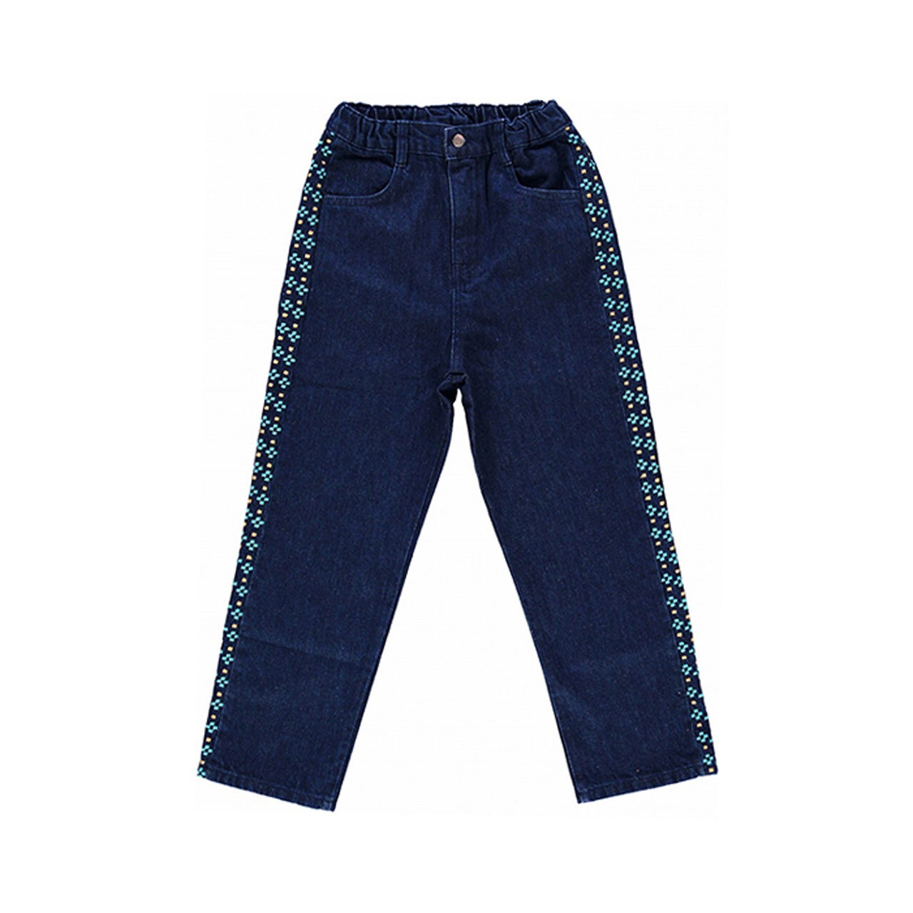 ＜BEBE ORGANIC＞エンブロイダリー ストレートデニムパンツ Tate Pants - 1