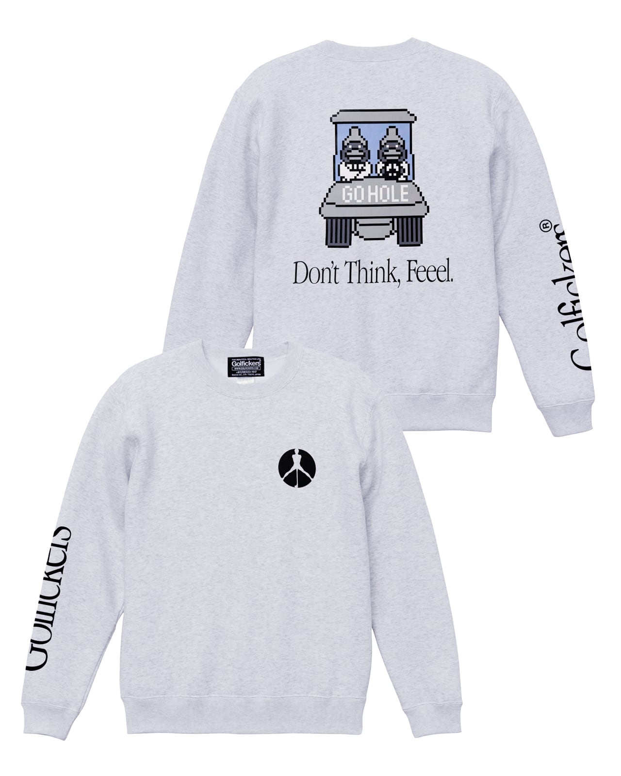 Golfickers Mustards Sweat ゴルフィッカーズ　スウェット ゴルフィッカーズGolfickers Mustards Sweat -Black