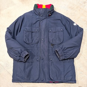 1990s TOMMY HILFIGER DOWN JACKET NAVY
