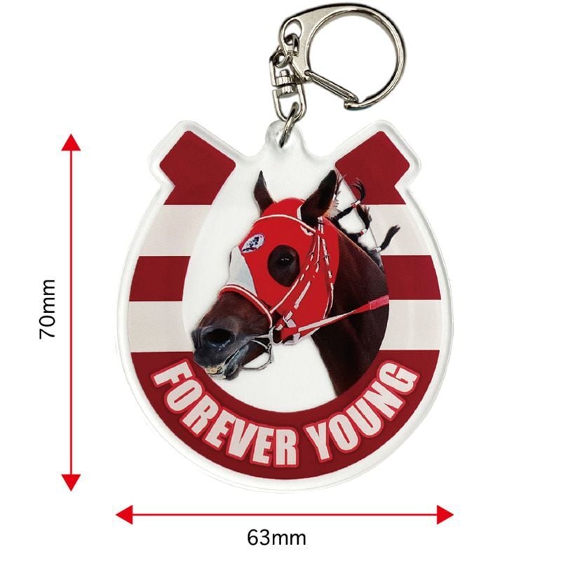 名馬烈伝』アクリルキーホルダー フォーエバーヤング | 競馬グッズ専門