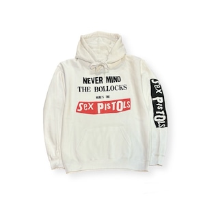 【SEX PISTOLS 】Sex Pistols  PARKA   Jamie Reid デザイン (WHITE)  セックスピストリズ パーカー