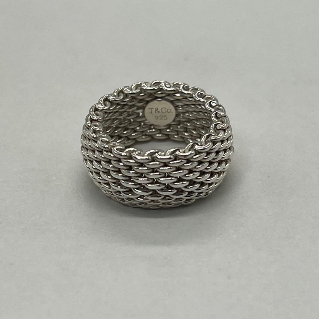 ティファニー TIFFANY サマセットリング 9号 メッシュ SV925