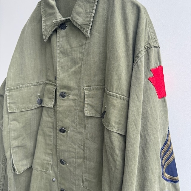 US Army M-43 HBT Jacket 38R 40s 画像2
