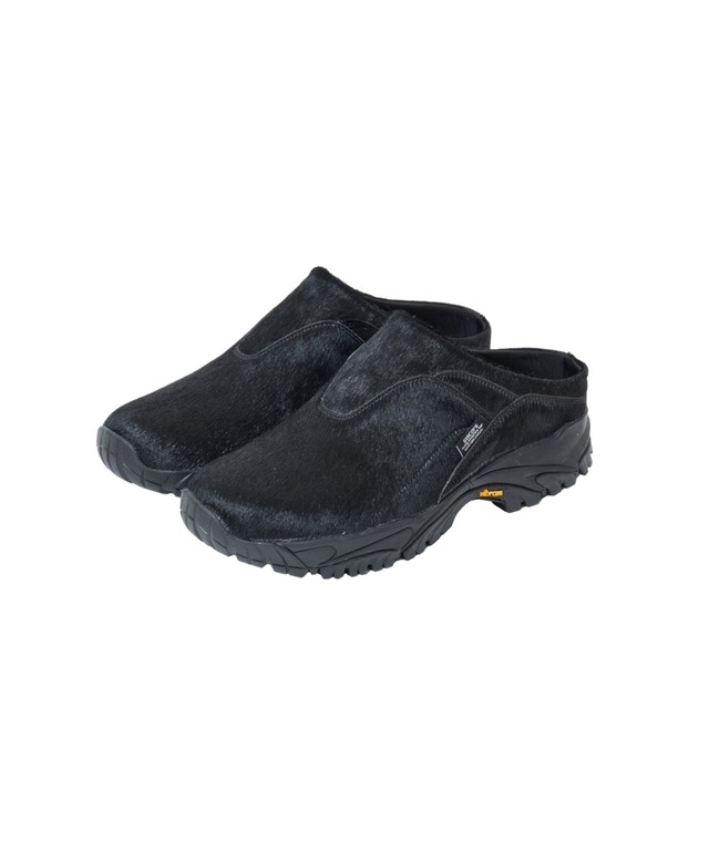 MATSUFUJI / M261-1101 / SUICOKE HAIR CALF MULE (BLACK)