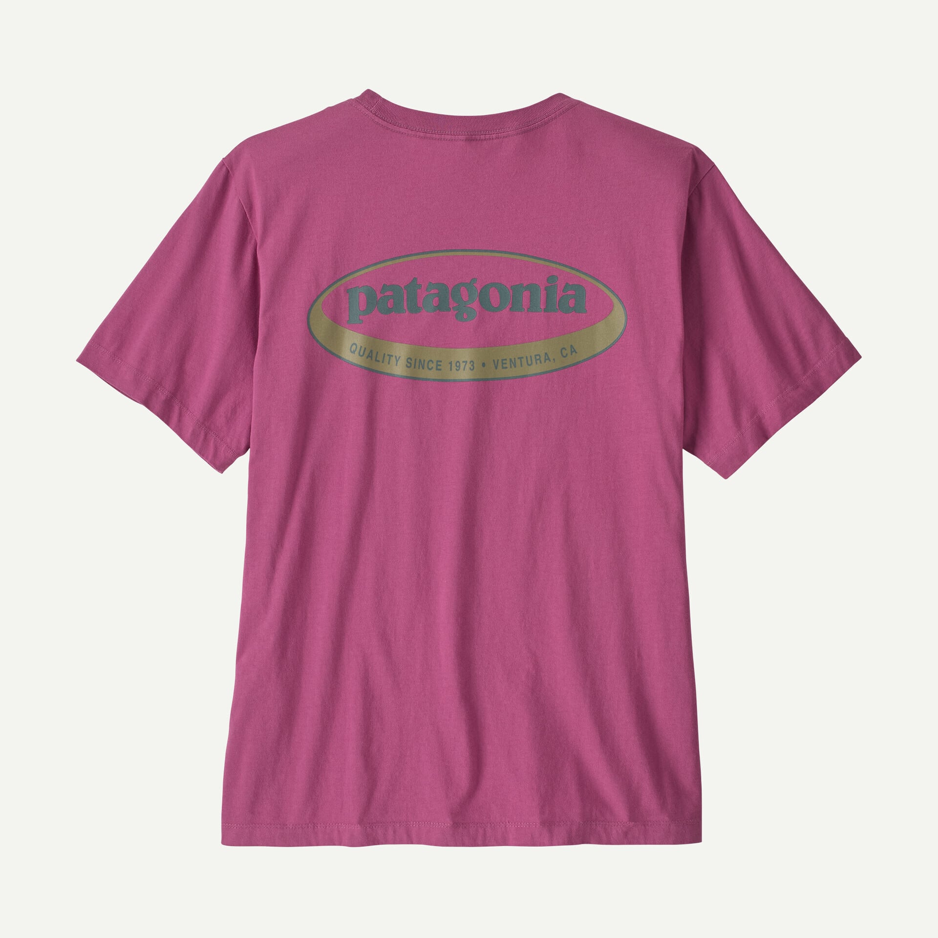 パタゴニア メンズ・'95 オーバル・ロゴ・Tシャツ 37847 Faded Magenta