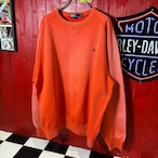 90s POLO RALPH LAUREN 無地スウェット フェードオレンジ ラグラン