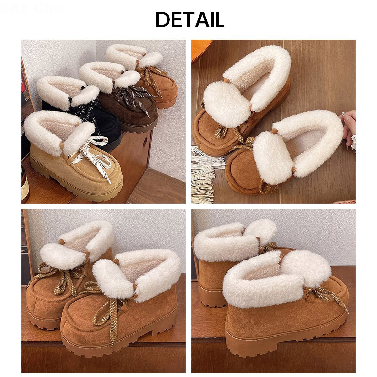 ムートンブーツ もこもこ ふわふわ レディース 秋冬 韓国 厚底 ブーツ おしゃれ 大人 かわいい きれいめ 裏起毛 防寒 保温 暖かい 大人可愛い 大人女子