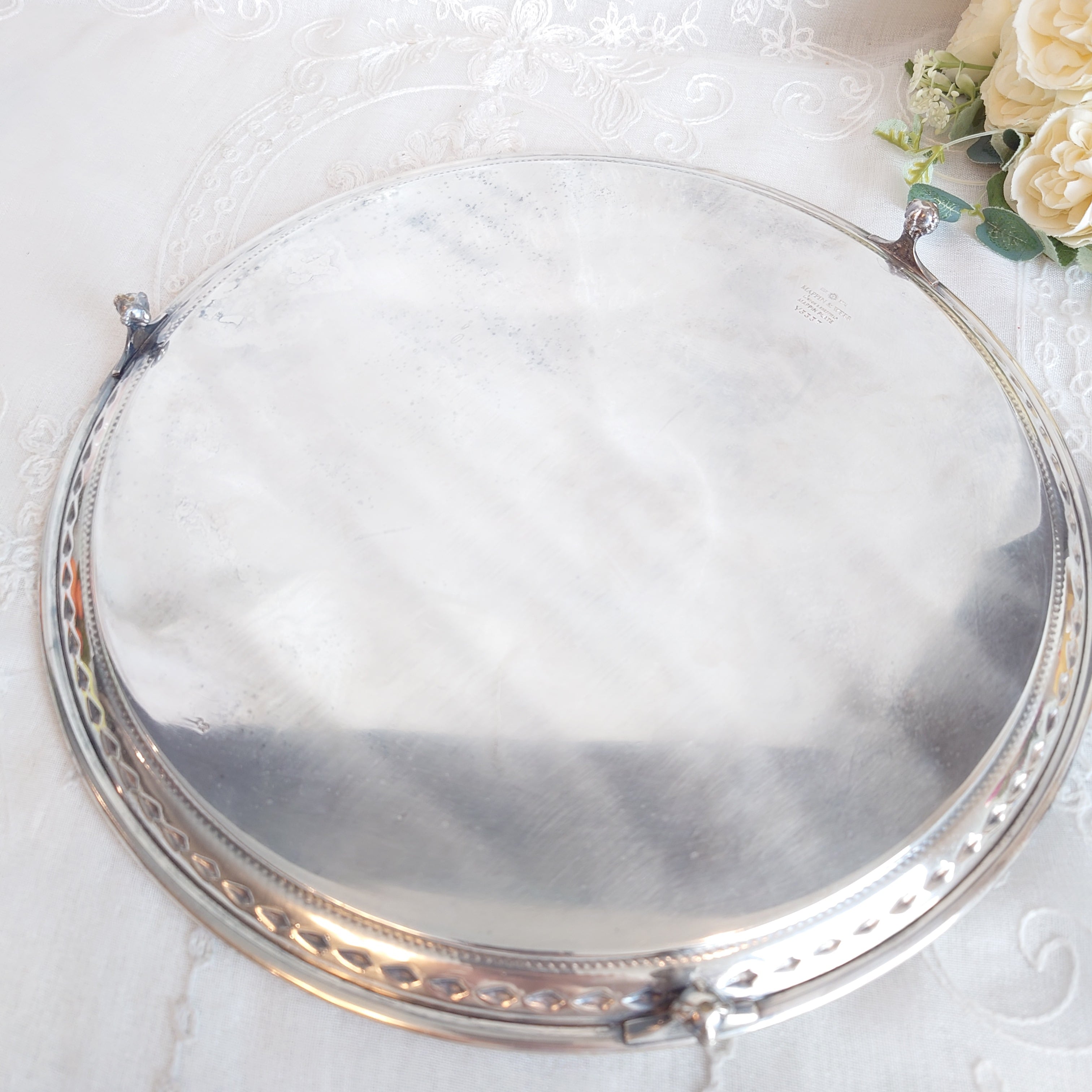 Mappin＆Webb シルバープレート製 イーグルフット シルバートレイ