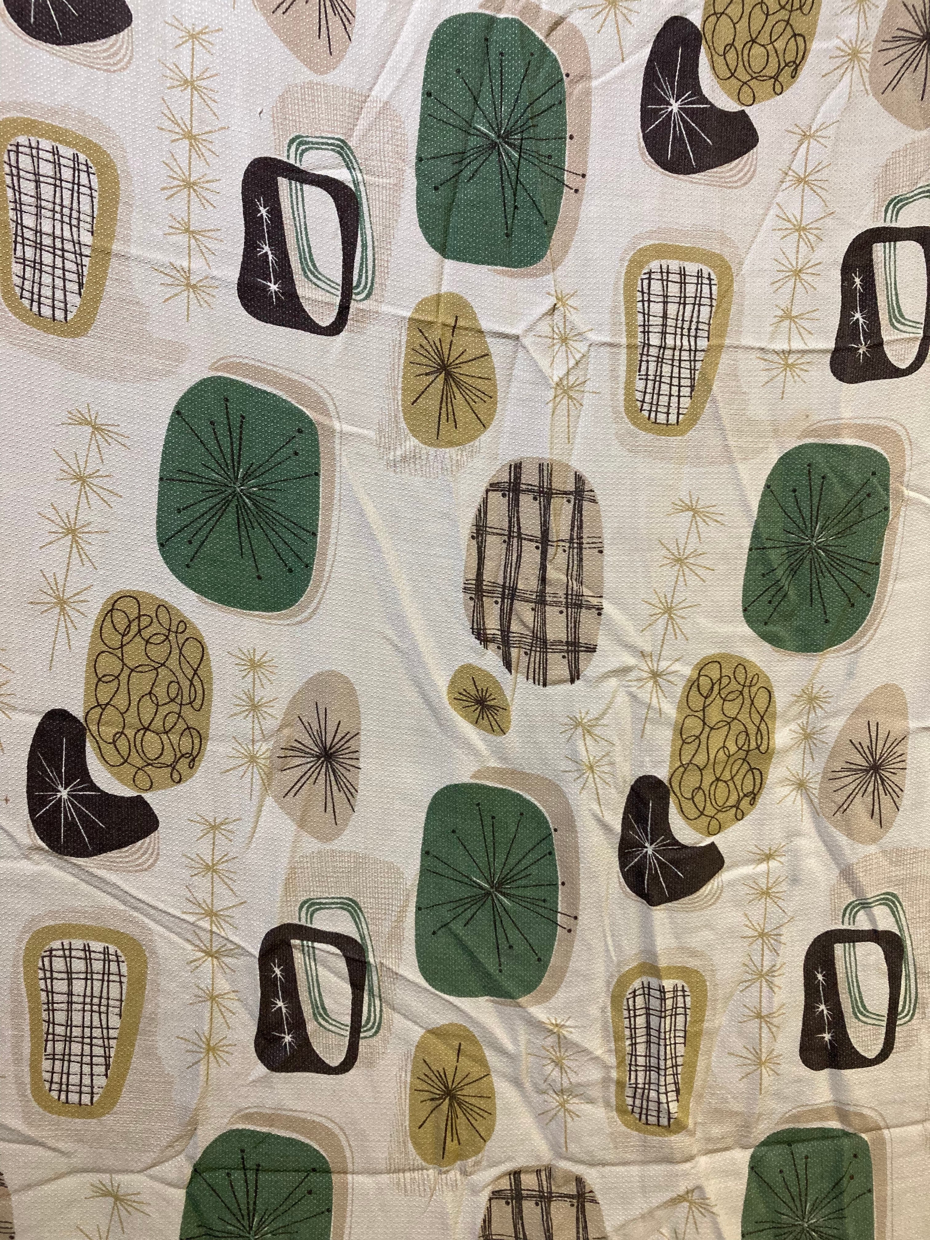 50s ATOMIC FABRIC (beady antiques) | BEADY
