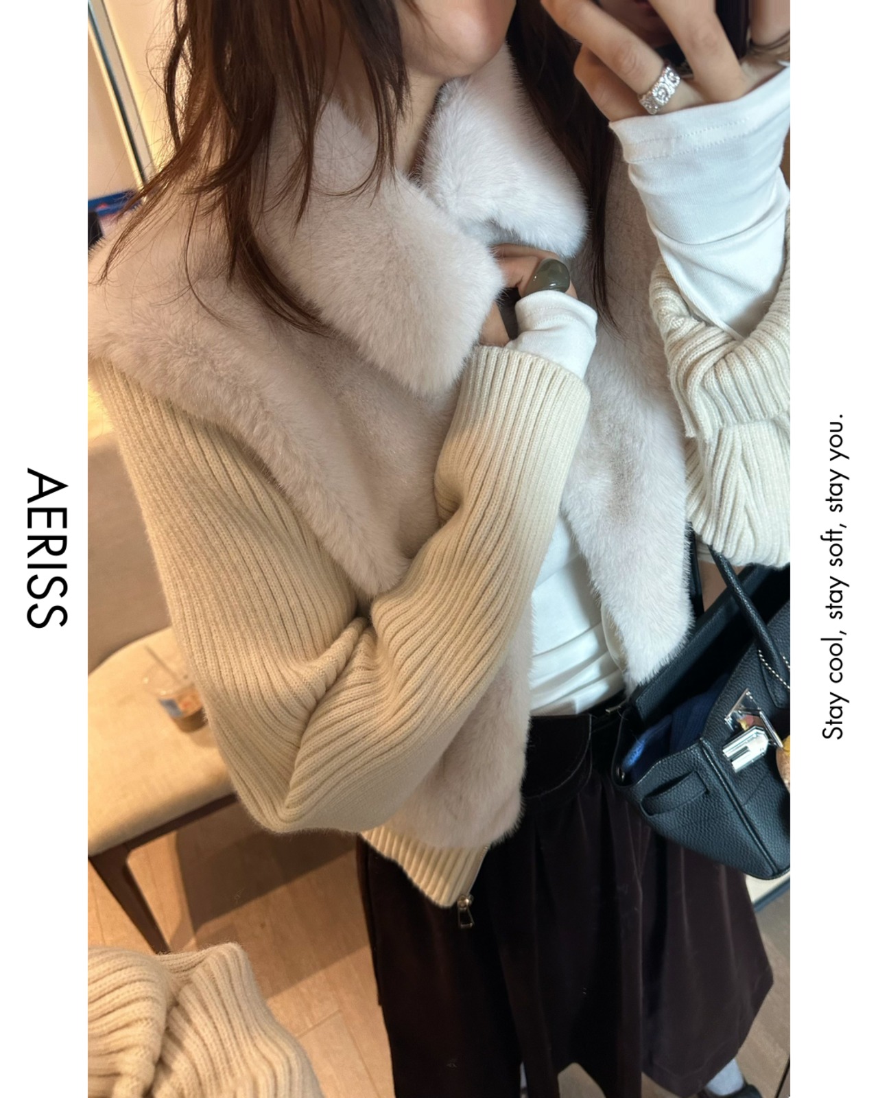 フェイクファーニット 2color A0742 - 6