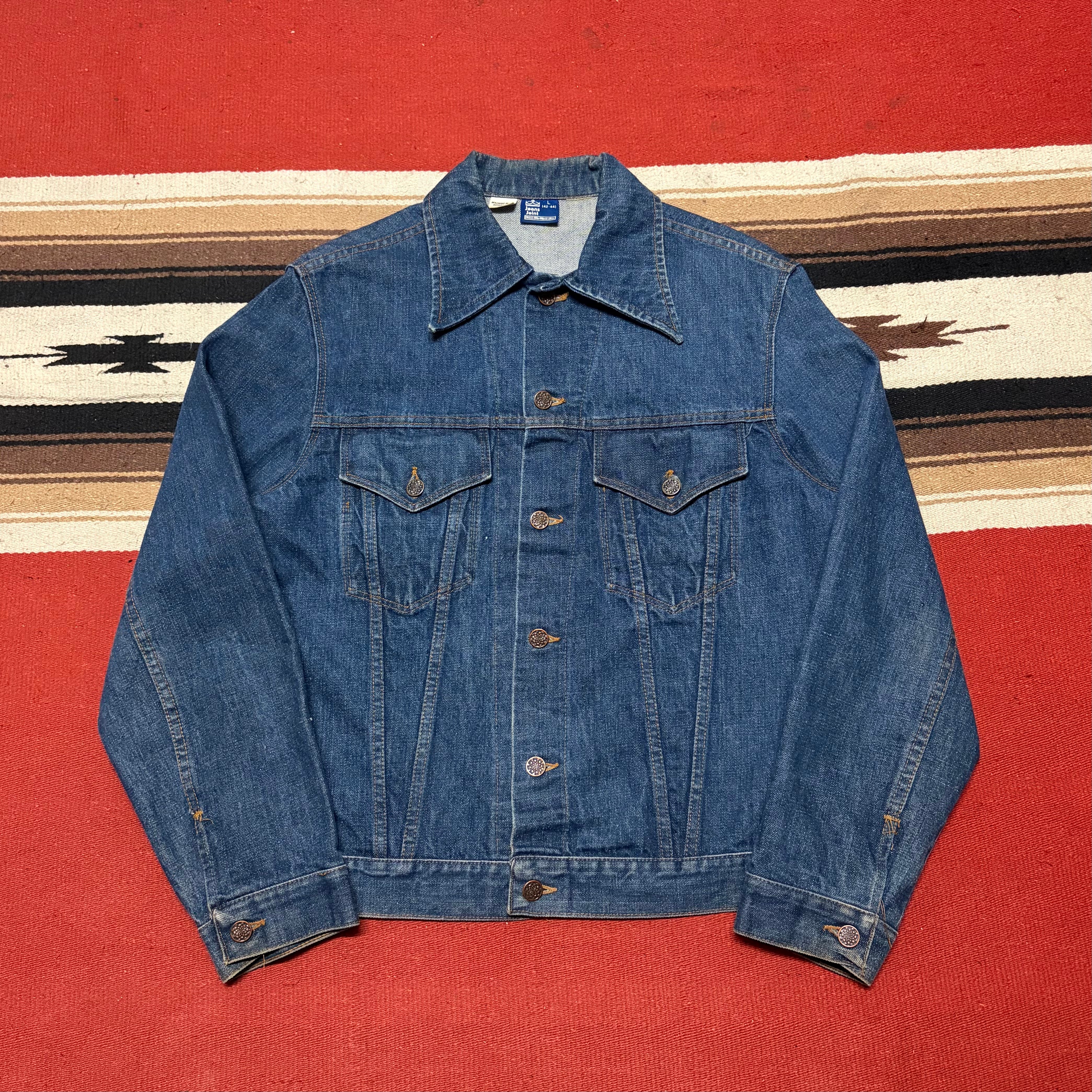 70s Sears Jeans Joint Denim Jacket size L | DESERTSNOW