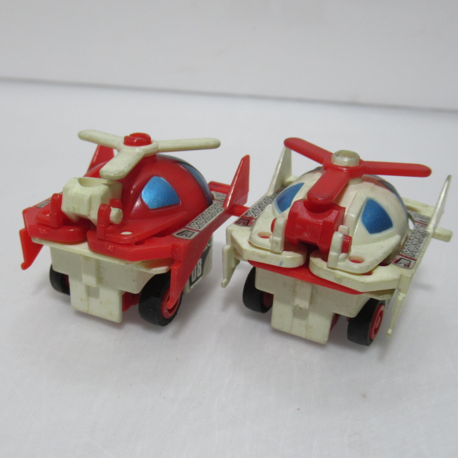 レトロ 変形ロボ ヘリコプター ロボット WATCH-HELI 2種セット