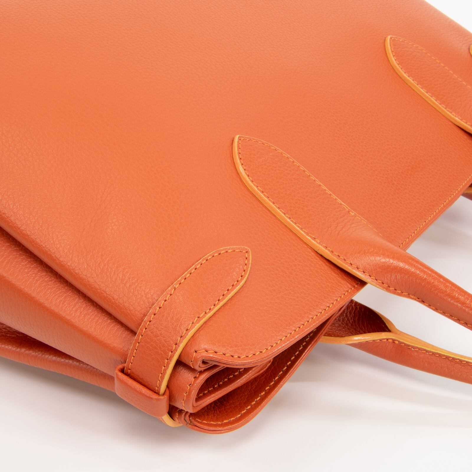 本物 モラビト ハンドバッグ レディース ディーヴァ オレンジ 自立