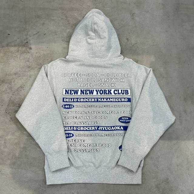 NEW NEW YORK CLUB / DELI u0026 GROCERY Advertising Hoodie | NEW NEW YORK CLUB