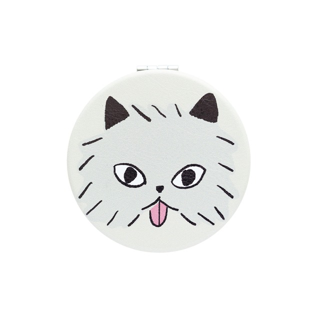 ◉【山鳩舎】コンパクトミラー「fuwa」