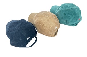 B LOGO Embroidery Corduroy Cap　