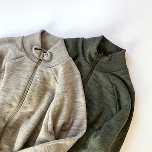 joha / 裏起毛カーディガン〈メリノウール 〉