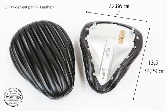 【抽選販売】クラックレザー : 60sトラディション ソロシート［縦タック&ロール］(CBW01)