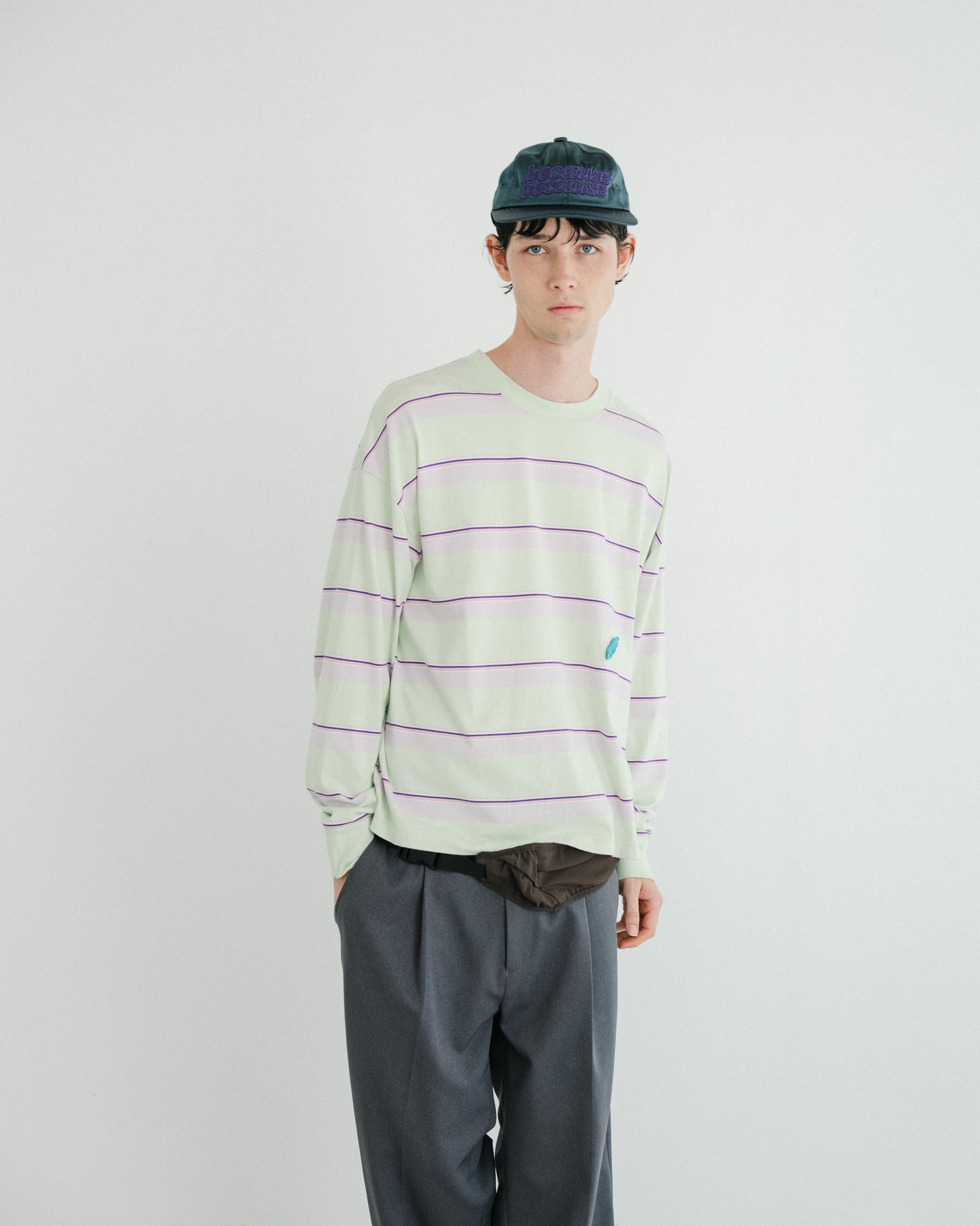 Border long sleeve tee（PALE GREEN） | TTTMSW