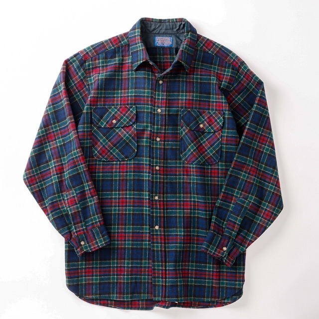 【極美品】70s PENDLETON heavy wool shirts made in USA mint condition big size ／ 70年代 ペンドルトン ヘビー ウール シャツ USA製 ミントコンディション XL ほぼ未使用