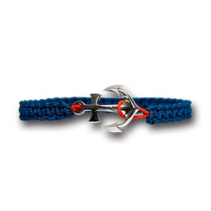 【メール便送料無料】Anchor Bracelet Large Blue×Orange【品番 19S2004】