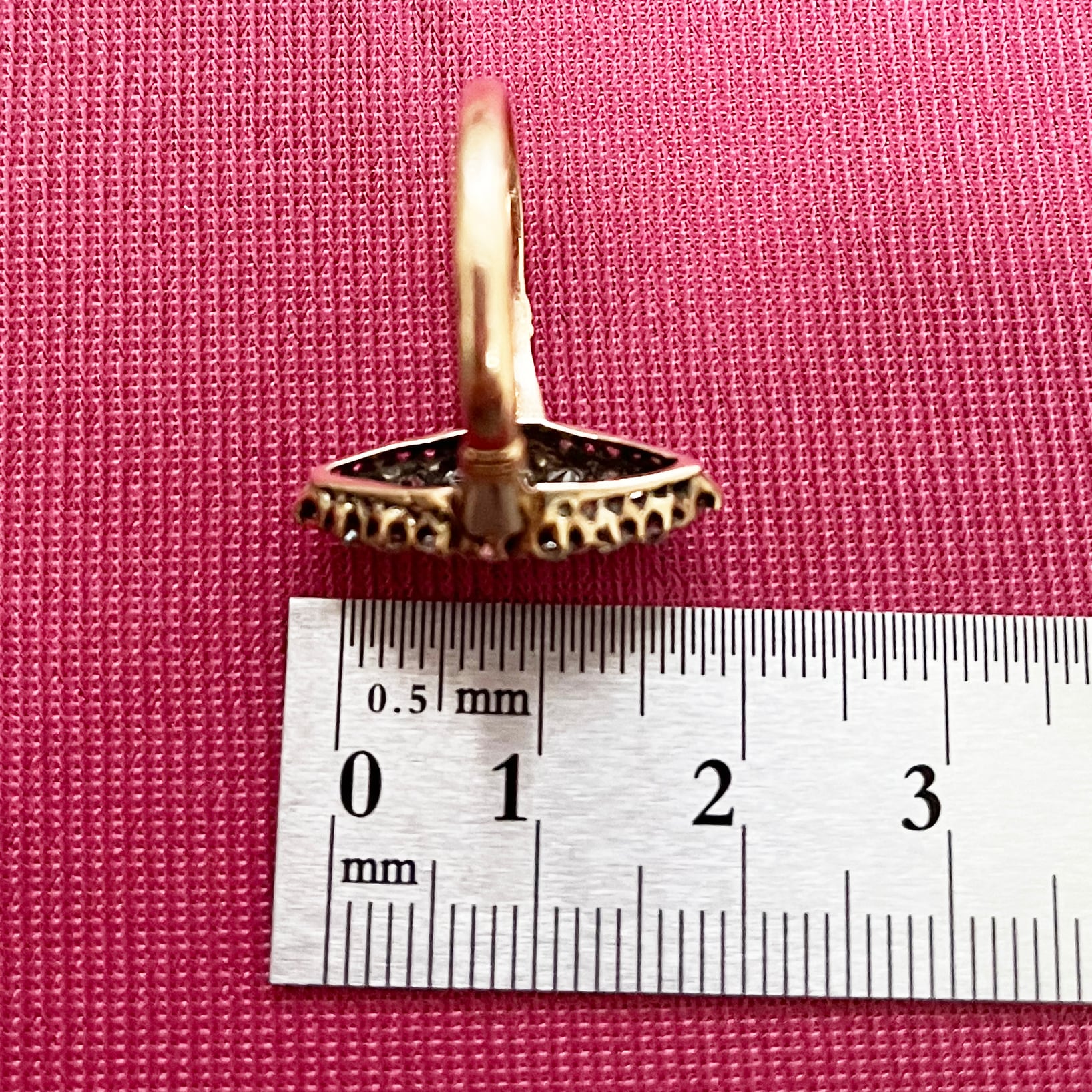 イギリスアンティーク K9 ノットリング 10号