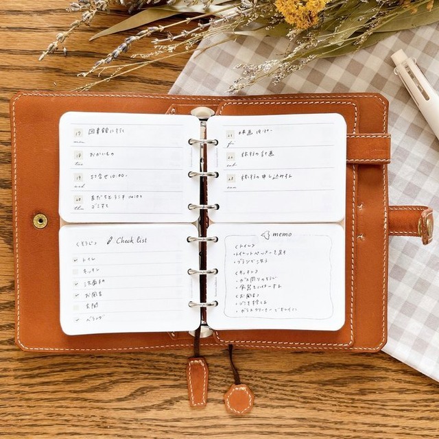 【はんぶんこリフィル上半分用】ミニ6サイズ/フリーメモ