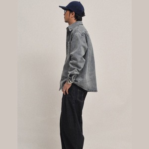 バンブーコットン・フェードデニムジャケット A2088