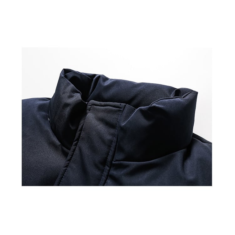 ★RETRO LARGE POCKET STAND COLLAR VEST　　　12308