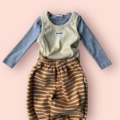 PEPPER  26/SP Ribbed basic T-shirt