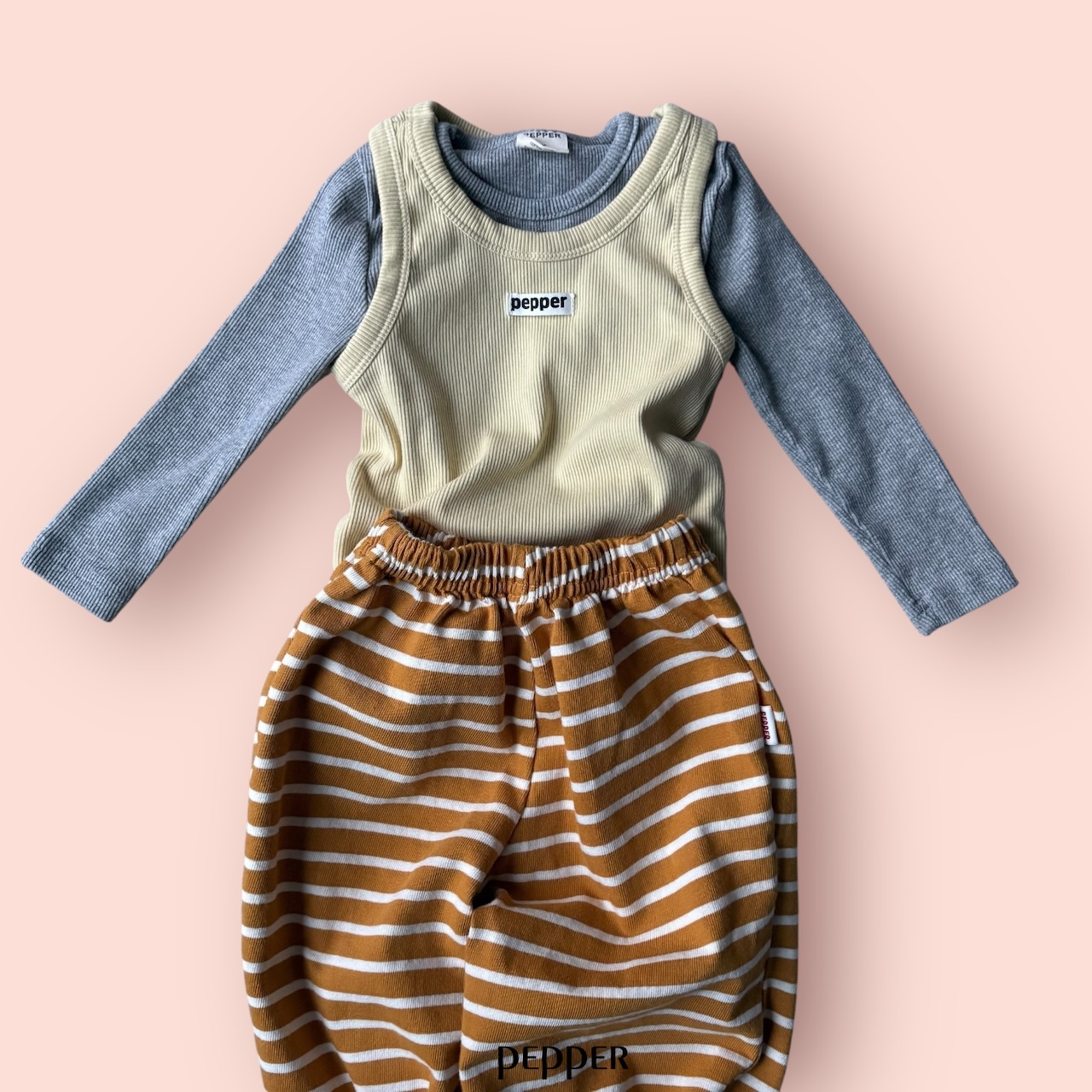 PEPPER 26/SP Ribbed basic T-shirt