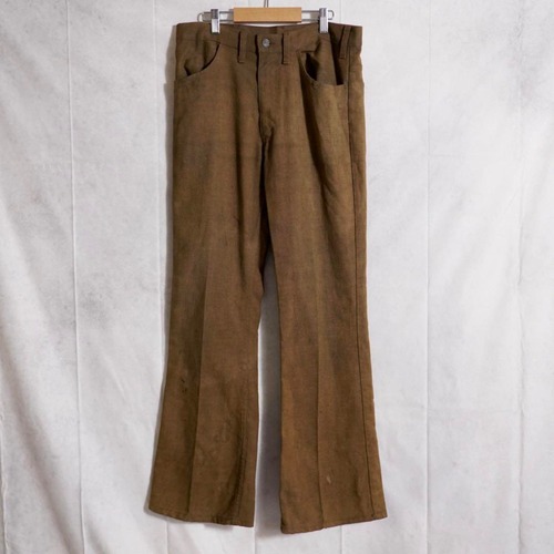 Levi's BIG E Pants スタプレ ブラウン 70s Levi's BIG E Pants スタプレ ブラウン 70s