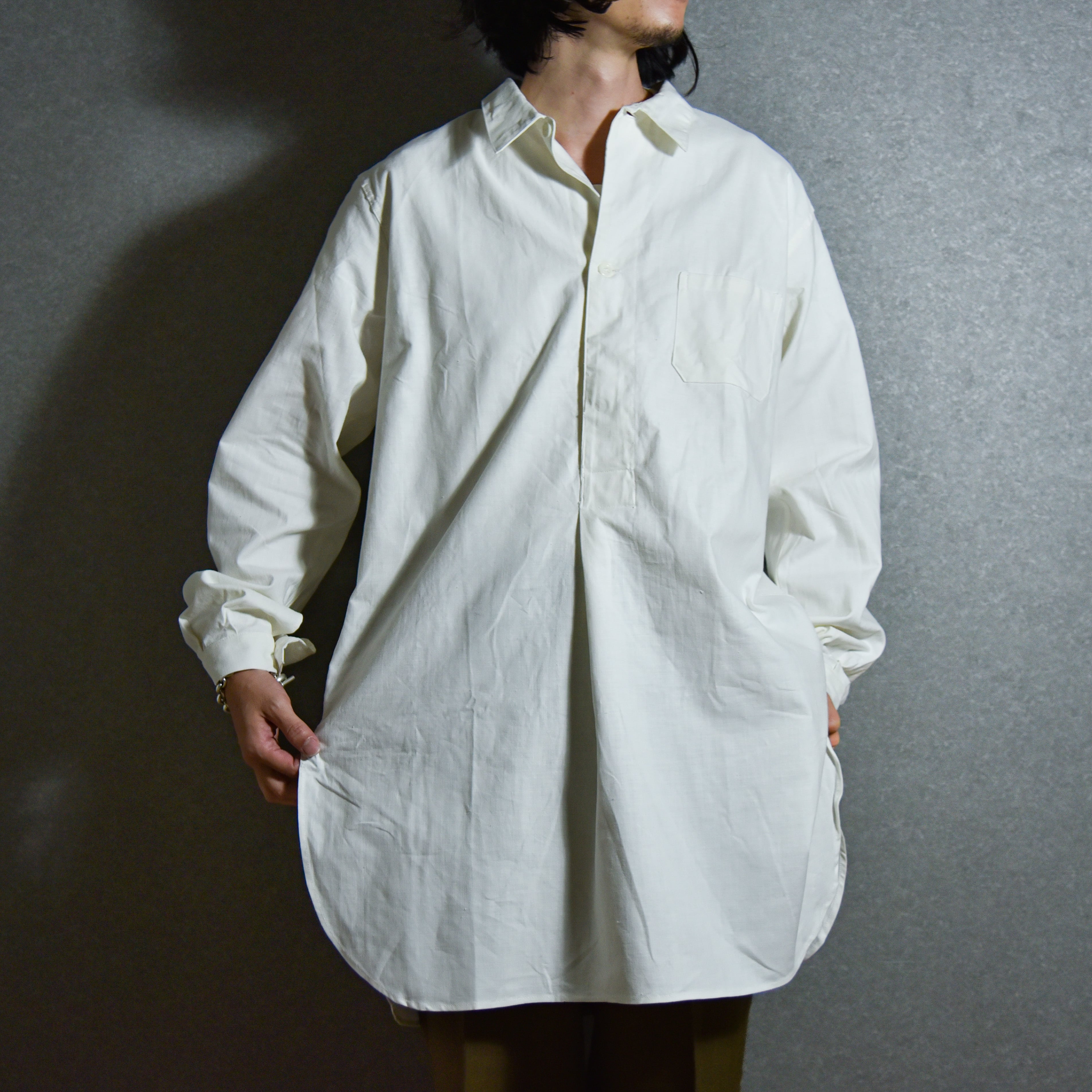 【DEAD STOCK】50s Swedish Army Pull Over Shirts スウェーデン