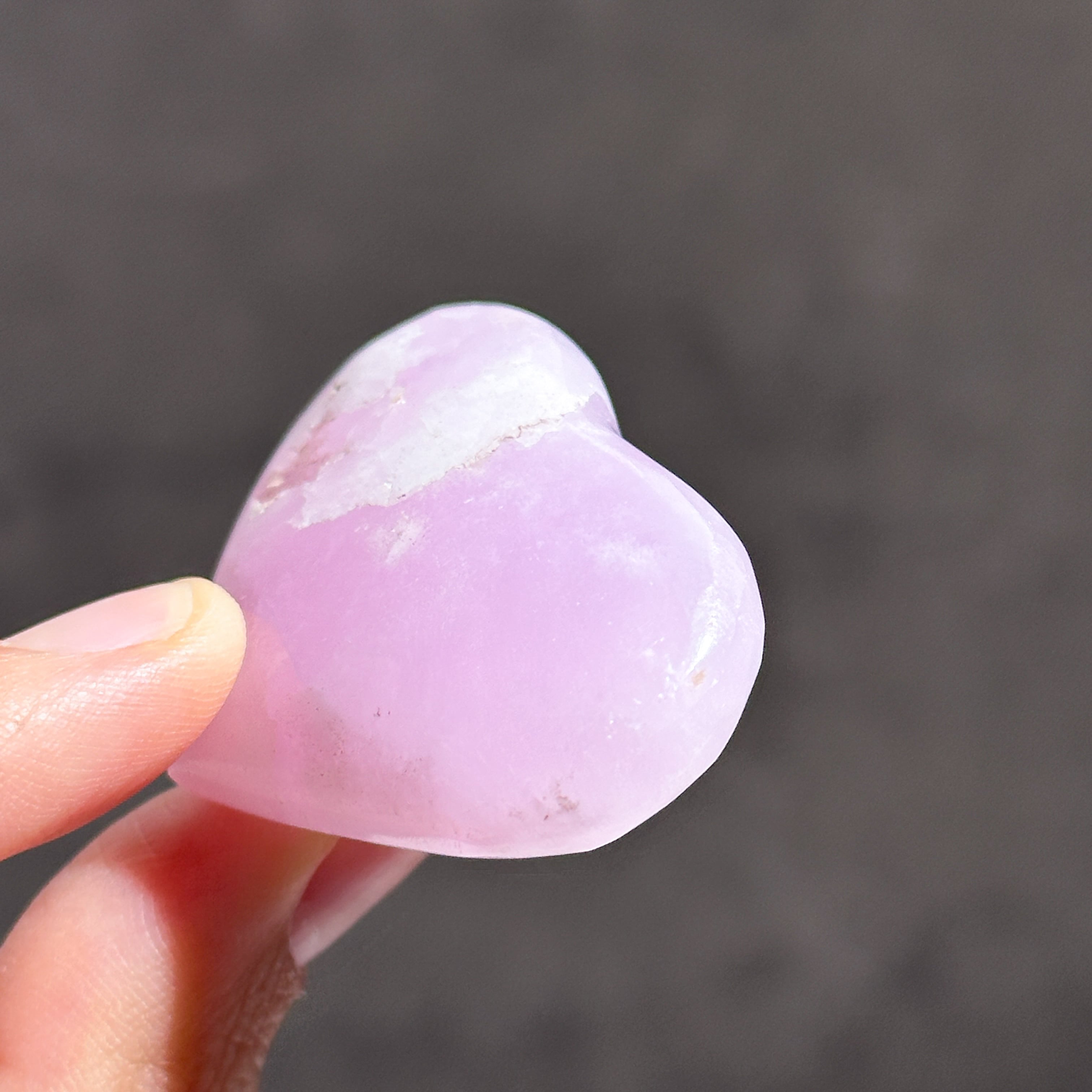 高品質　ピンクアラゴナイト　ハート　天然石　お守り ピンクアラゴナイト ハート52◇Pink Aragonite◇天然石・鉱物