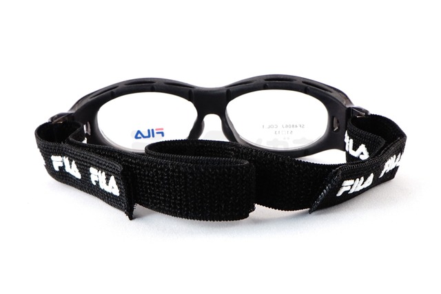 FILA スポーツゴーグル SF4806J Col.1 キッズ メガネ サングラス 小学生 ジュニア 野球 サッカー ドッジボール バスケットボール フィラ 日本製 正規品-4枚目
