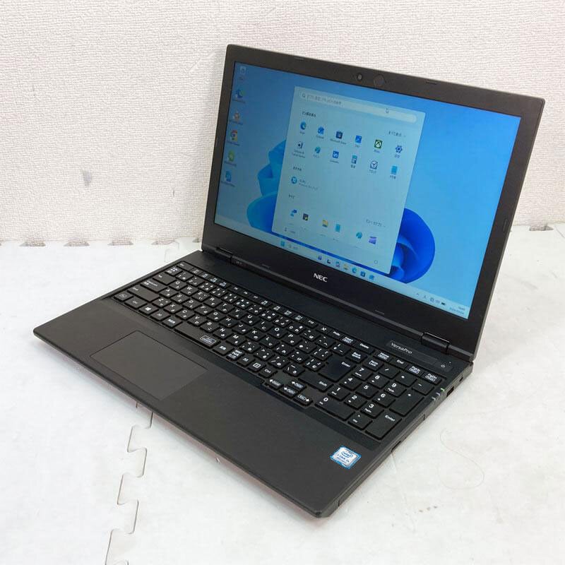 Windows11 第8世代CPU オールインワンPC ★NEC VersaPro VRT16F-6 Core i5-8265U(1.6G/4C/8T) メモリ8GB SSD256GB DVD-RW 15.6型HD液晶 #1-3840 Windows11 第8世代CPU 高速M.2使用 ☆NEC VersaPro VRT16F-6 Core i5