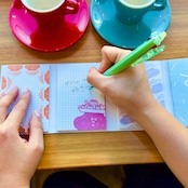 軍艦島のガンショーくん パタパタメモ