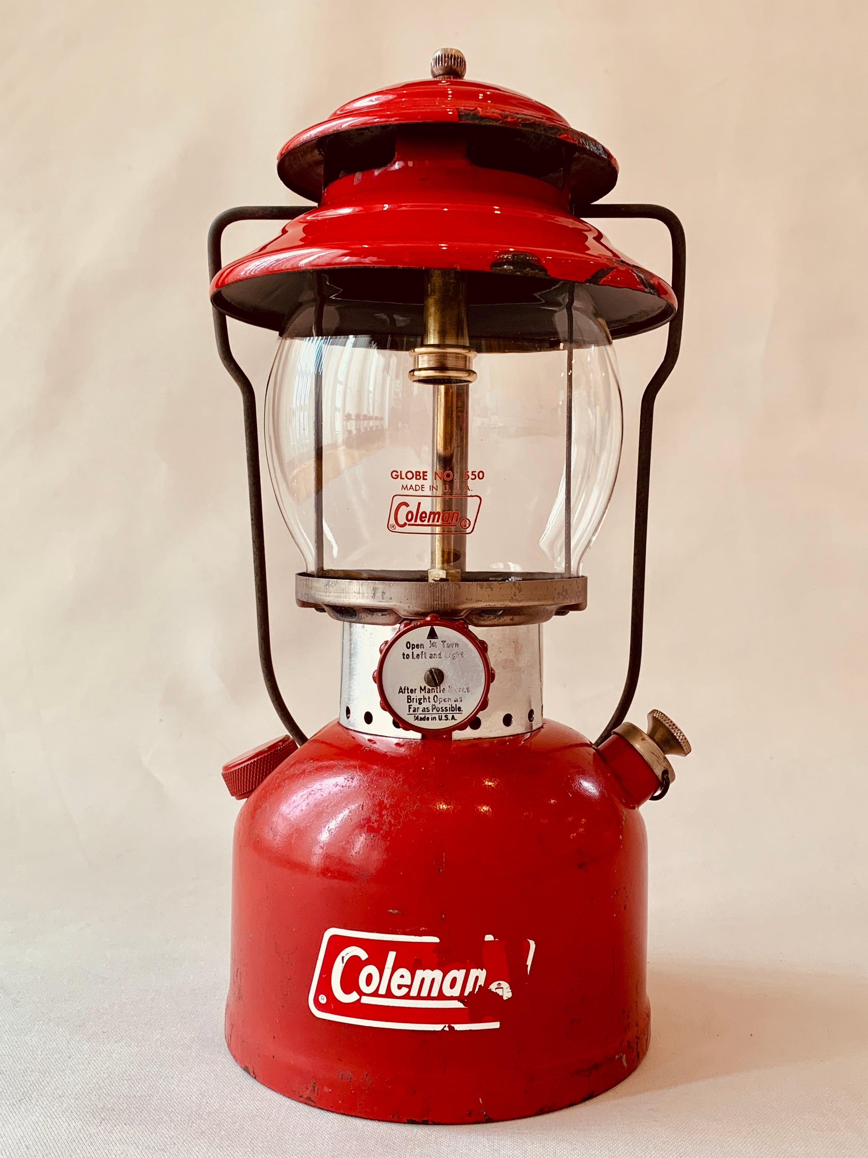 非常に綺麗 凹み無し】Coleman 200A 1960年2月製造 タンク コールマン