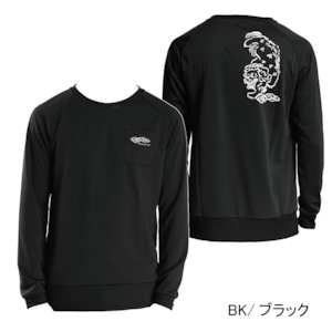 メンズ EVAEDGE ロングスリーブTシャツ（ブラック）P821FLSM03